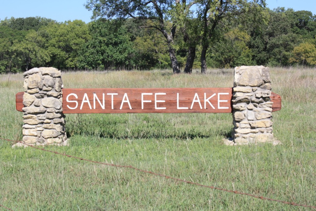 SantaFeLakeSign