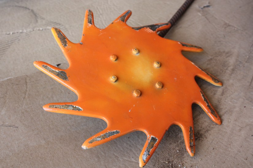 MetalFlowerOrangeReadyToResand